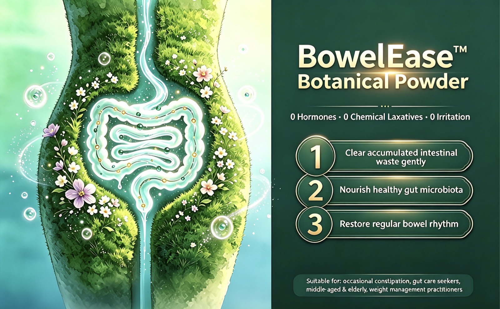 Target Buyer & End-Consumer Groups — BowelEase Botanical Powder market overview